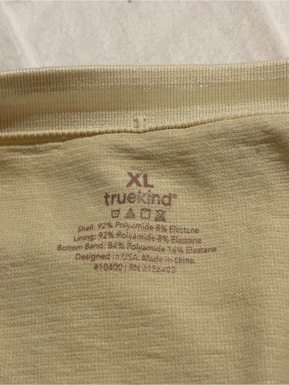 Truekind Seamless Strapless Bandeau Bra Chai Size XL - Picture 8 of 8